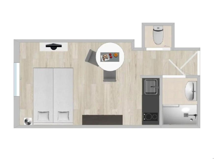 Ferienwohnung Budget Studio Berlioz Nizza Exterior foto